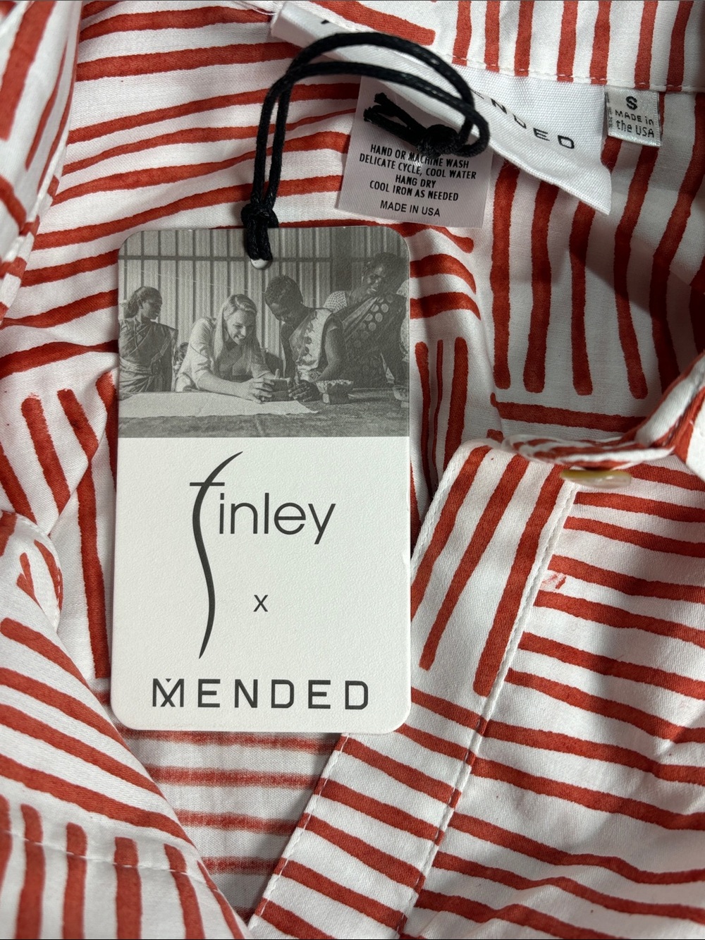 FINLEY, REESE DRESS BLOCK STRIPE - Picture 4 of 9